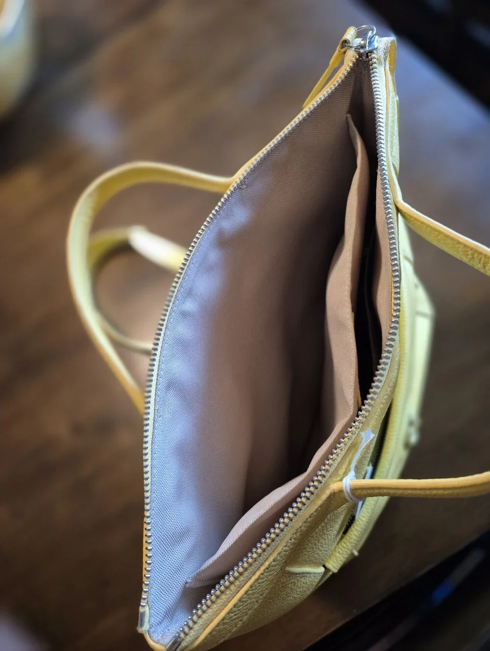 Cole Haan convertible bag yellow